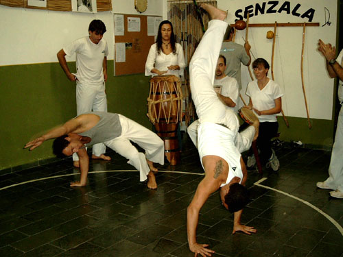 a class of Capoeira