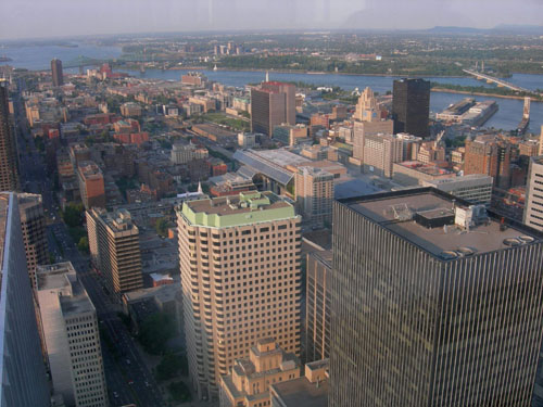 Montreal City Skyscraper View