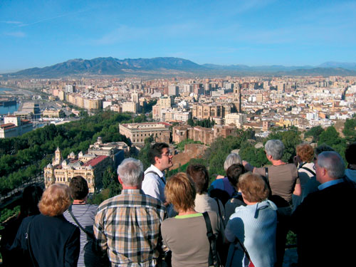 Excursion through the center of Mï¿½laga